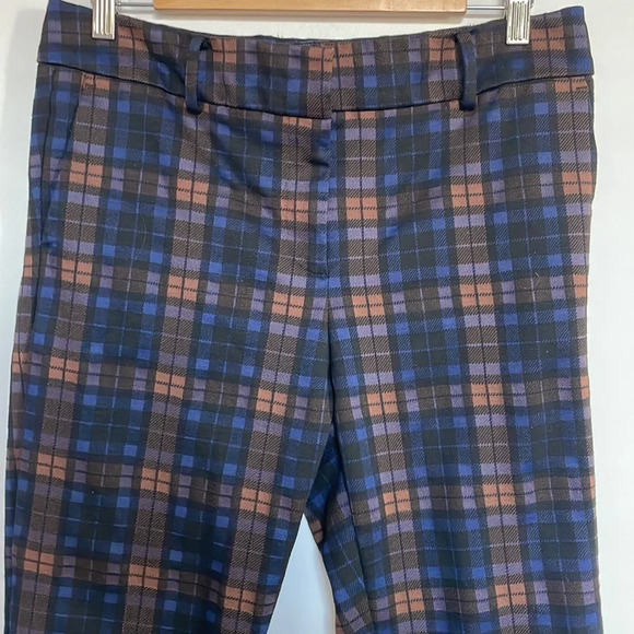 Ann Taylor Factory Plaid Dress Pants - Picture 2 of 3